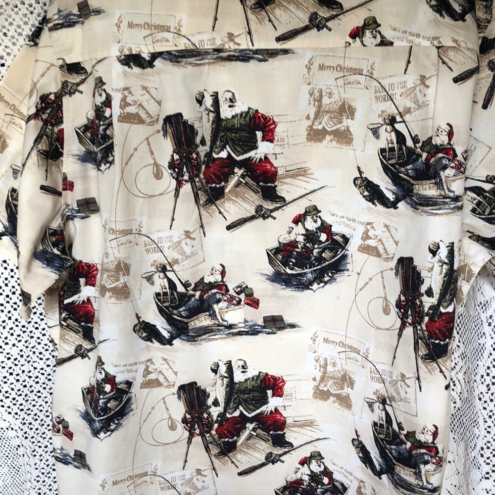 Clear Water Outfitters Santa shirt
